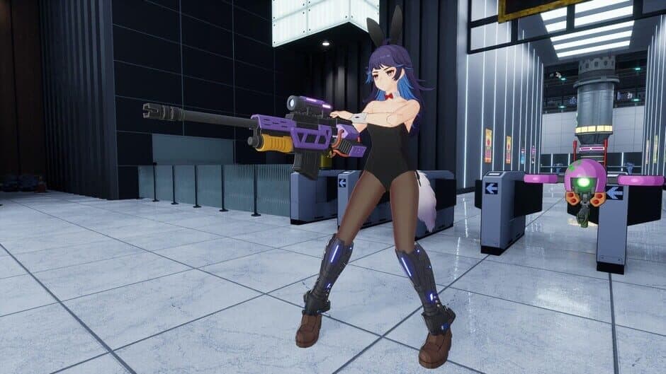 Скриншот 2 из Full Metal Schoolgirl: Costume - "Black Bunny Girl (Akemi)"