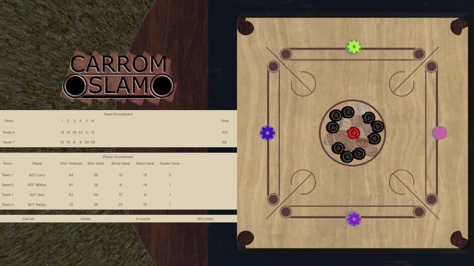 Скриншот 3 из Carrom Slam!