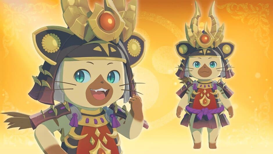 Скриншот 1 из Monster Hunter Stories 3: Twisted Reflection - Rudy's Outfit: Shogun Rudy