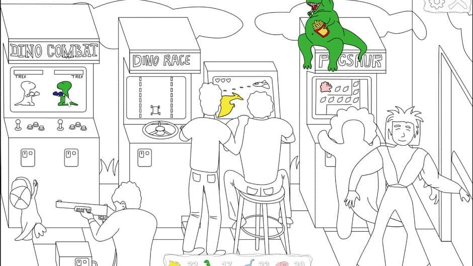 Скриншот 1 из 100 Hiddensaurs: Eighties