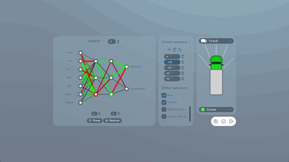 Скриншот 1 из AI Learns To Drive