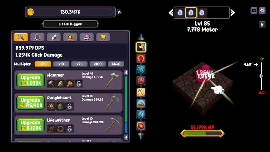 Скриншот 1 из Clicker Ore
