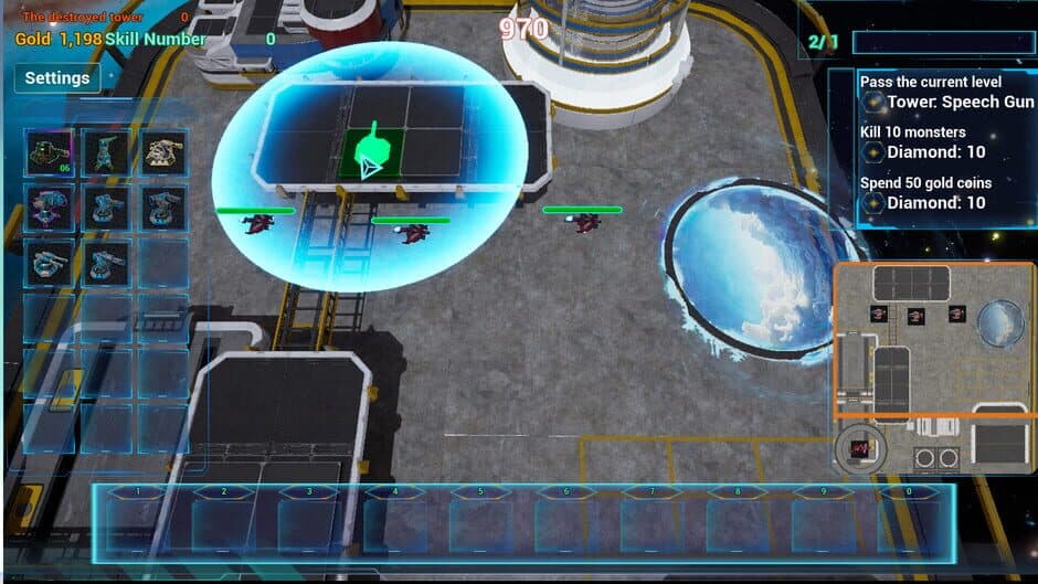 Скриншот 2 из Space Tower Defense