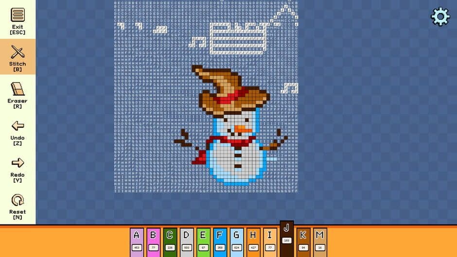 Скриншот 2 из Pixel Cross Stitch: Color by Number - Christmas Pack 3