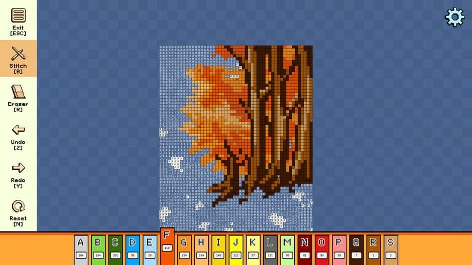 Скриншот 1 из Pixel Cross Stitch: Color by Number - Autumn Pack 3