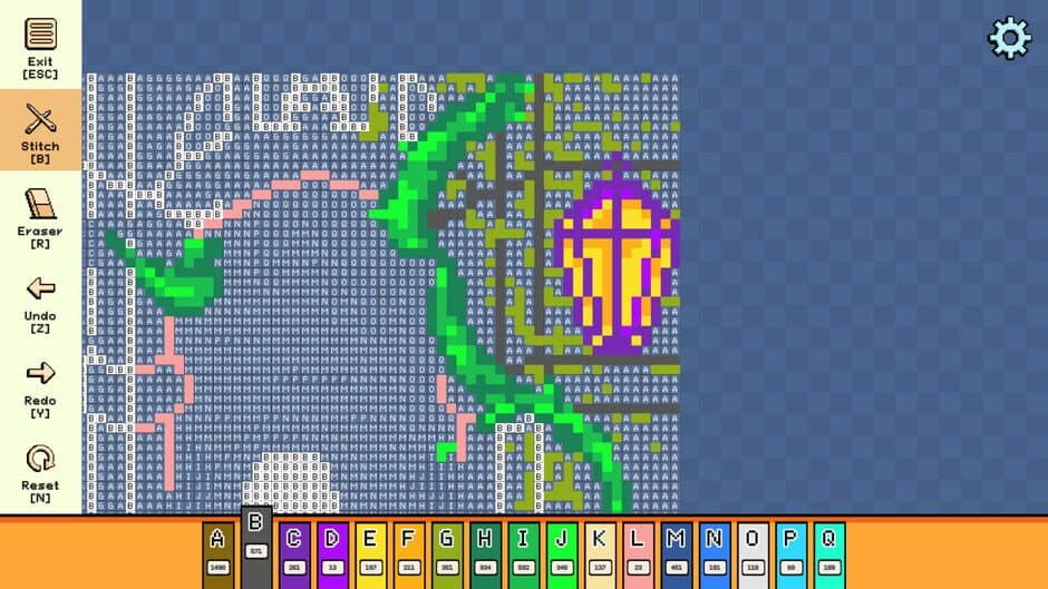 Скриншот 3 из Pixel Cross Stitch: Color by Number - Enchanted Worlds Pack 3
