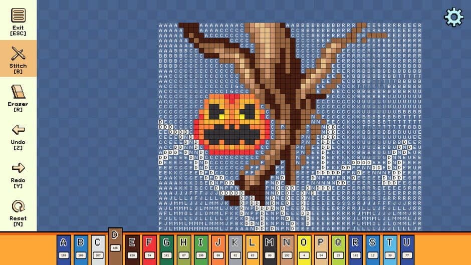 Скриншот 1 из Pixel Cross Stitch: Color by Number - Halloween Pack 2