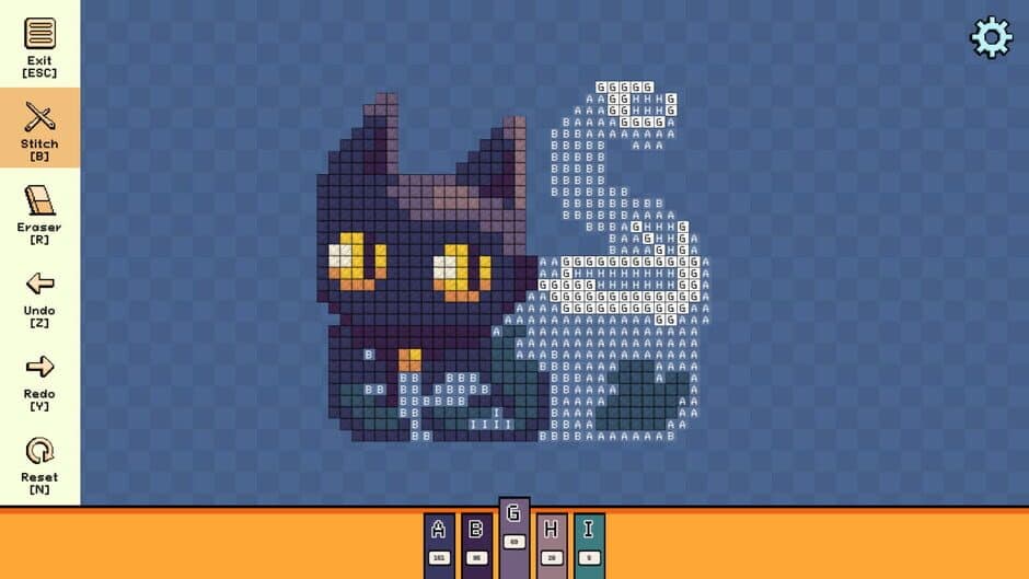 Скриншот 1 из Pixel Cross Stitch: Color by Number - Halloween Minis Pack