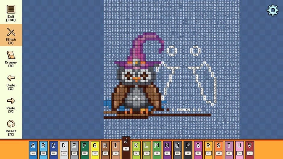 Скриншот 3 из Pixel Cross Stitch: Color by Number - Halloween Pack 2