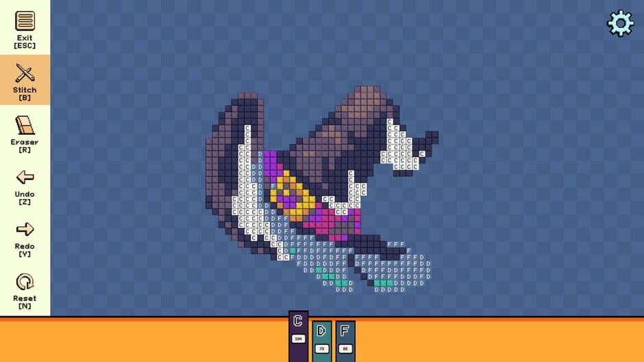 Скриншот 4 из Pixel Cross Stitch: Color by Number - Halloween Minis Pack