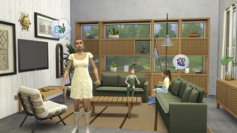 Скриншот 2 из The Sims 4: Modern Retreat Kit