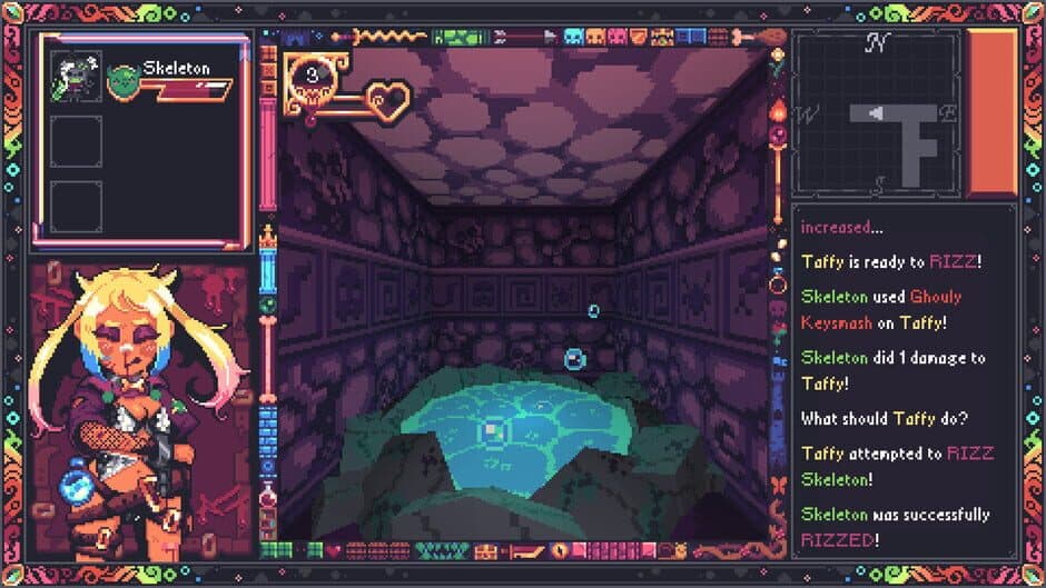 Скриншот 2 из Rizz Dungeon: Skeleton Key to My Heart