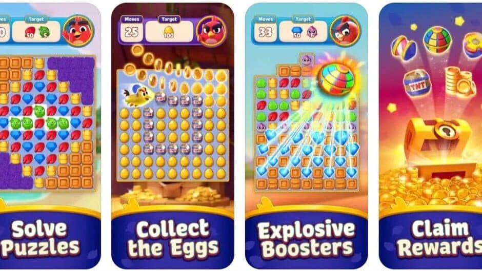 Скриншот 2 из Angry Birds Match World