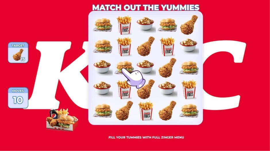 Скриншот 3 из KFC: Match Out the Yummies