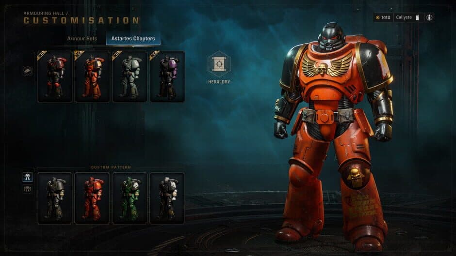 Скриншот 5 из Warhammer 40,000: Space Marine II: Salamanders Cosmetic Pack