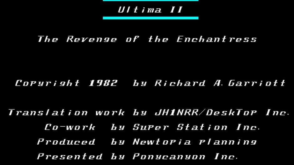 Скриншот 5 из Ultima II: The Revenge of the Enchantress