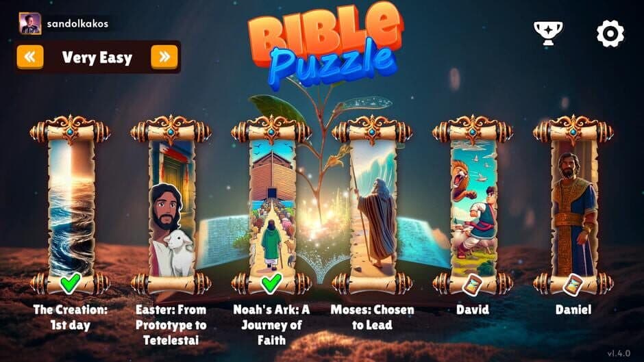 Скриншот 10 из Bible Puzzle: Christian Game
