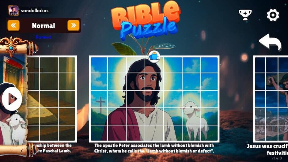 Скриншот 3 из Bible Puzzle: Christian Game