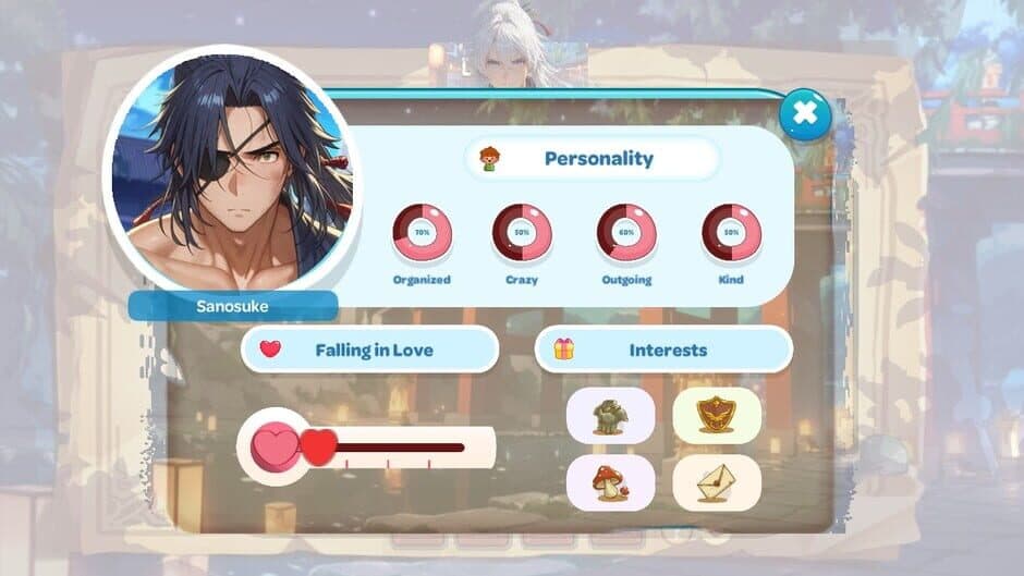 Скриншот 4 из Samurai Shoguns Heart: Romance Among the Cherry Blossoms