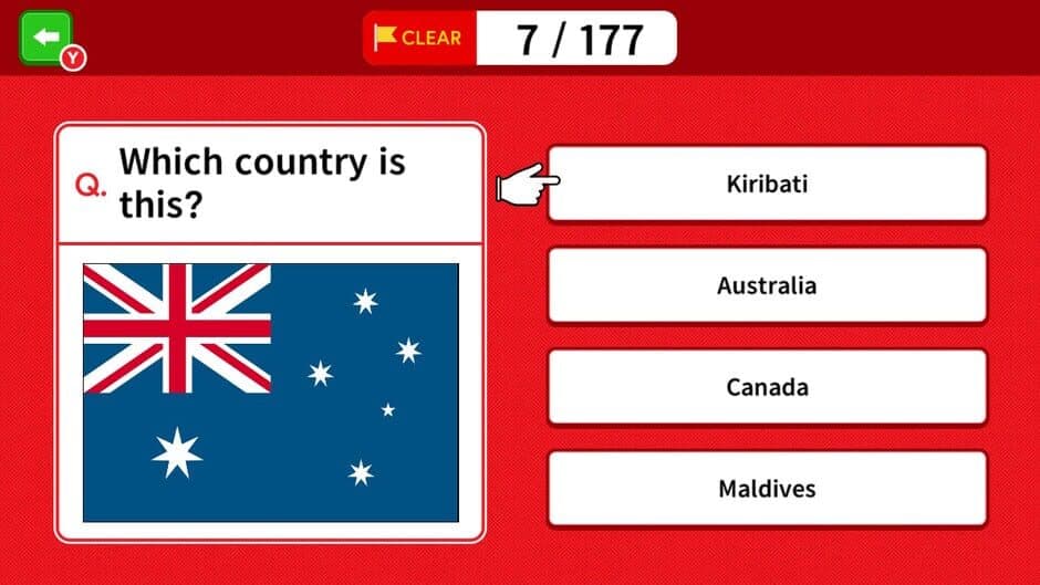 Скриншот 1 из Flag Trivia Quiz: Four Choices!