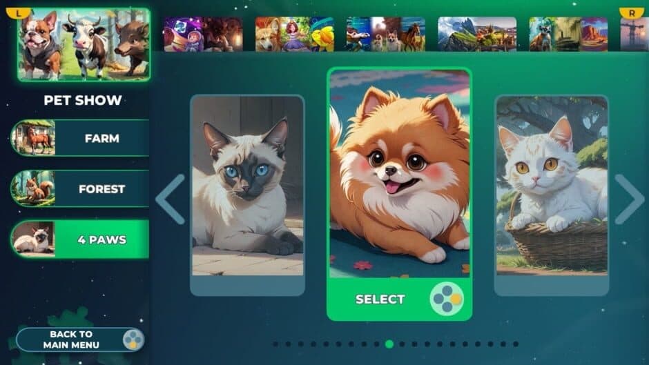 Скриншот 5 из Puzzle Galaxy: Pet Show - 57 new puzzles