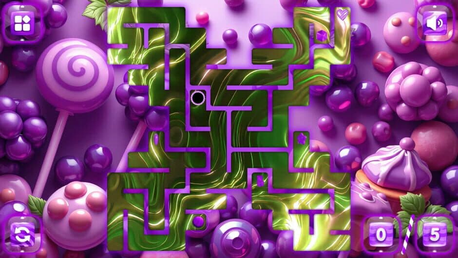 Скриншот 4 из Sweetie Candy Maze: Purple Grape
