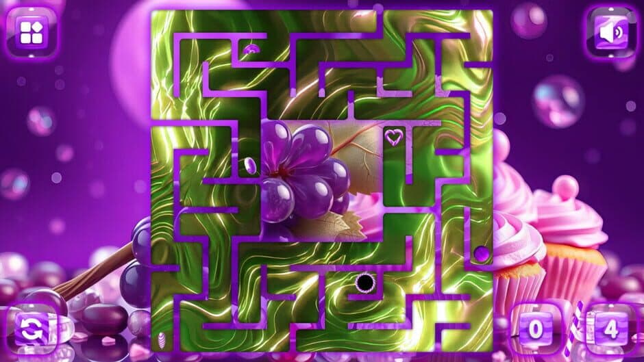 Скриншот 2 из Sweetie Candy Maze: Purple Grape