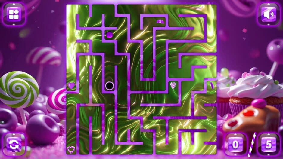 Скриншот 5 из Sweetie Candy Maze: Purple Grape