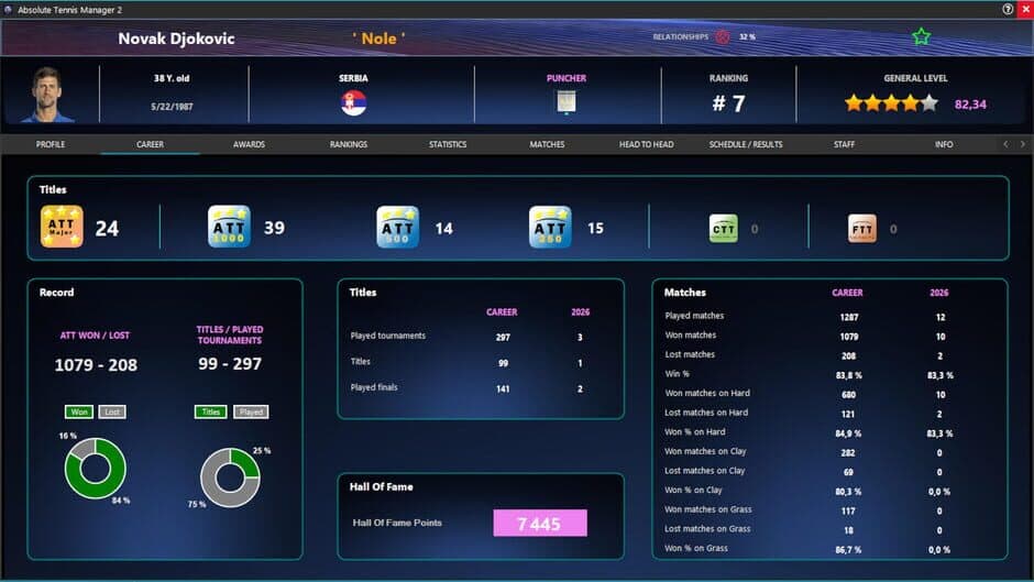 Скриншот 9 из Absolute Tennis Manager 2