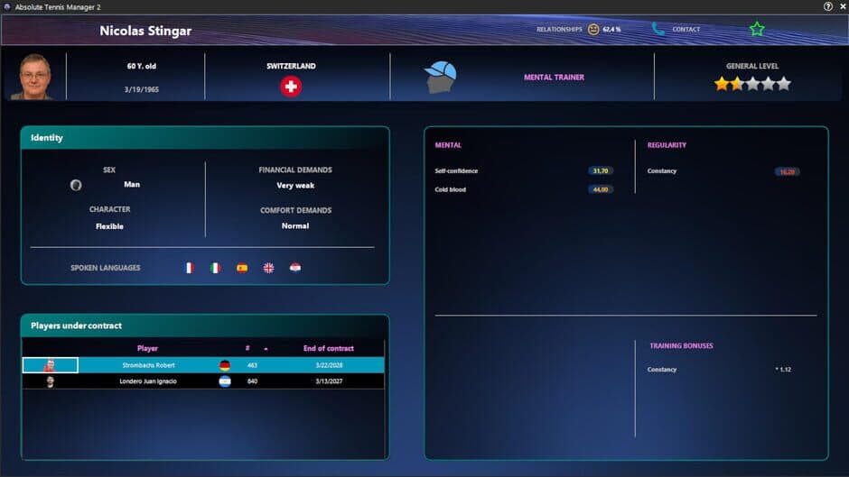 Скриншот 11 из Absolute Tennis Manager 2