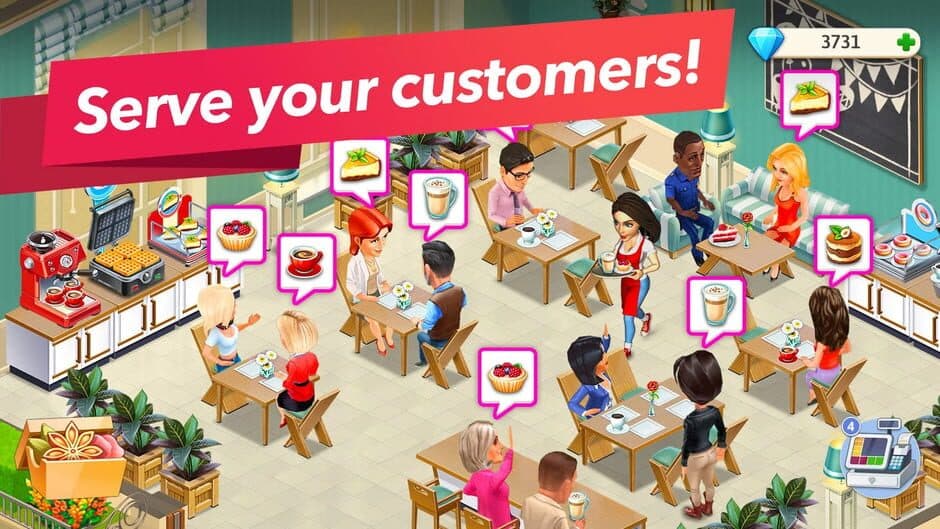 Скриншот 1 из My Cafe: Recipes & Stories