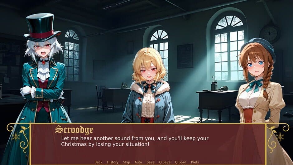Скриншот 1 из A Christmas Carol: But With Anime Girls