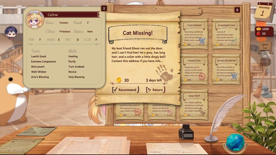 Скриншот 2 из Adventure Guild Receptionist
