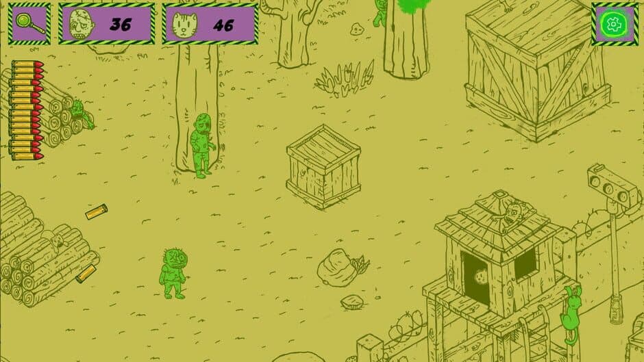 Скриншот 1 из Cats vs Zombies II