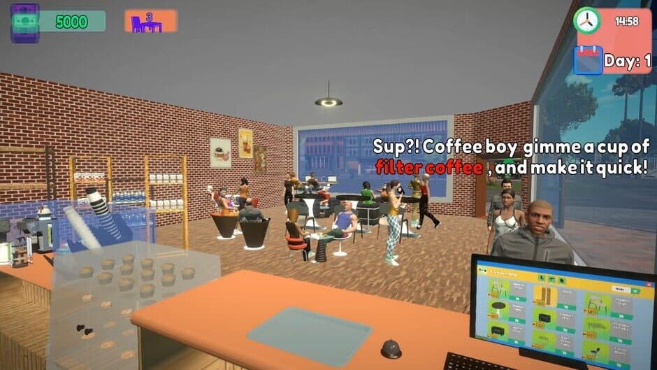 Скриншот 1 из Cafe Simulator