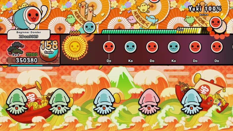Скриншот 1 из Taiko no Tatsujin: Rhythm Festival - Kids' Pack Vol. 4