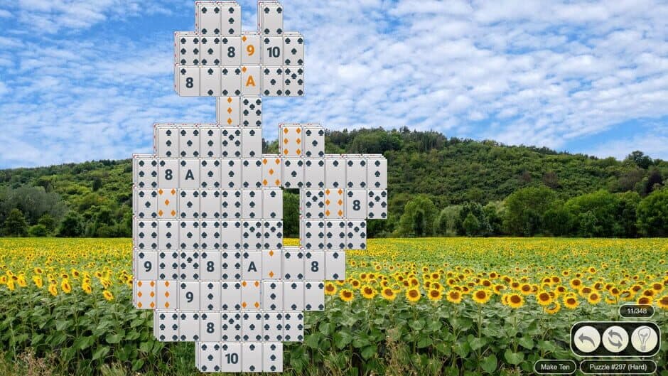 Скриншот 2 из Solitaire Flowerscapes