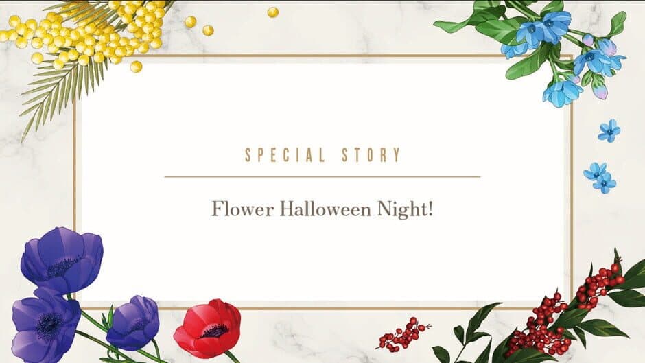 Скриншот 1 из Him, the Smile & Bloom: Additional scenario - Flower Halloween Night