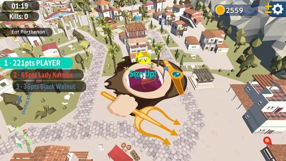 Скриншот 1 из Hole io: Ancient DLC