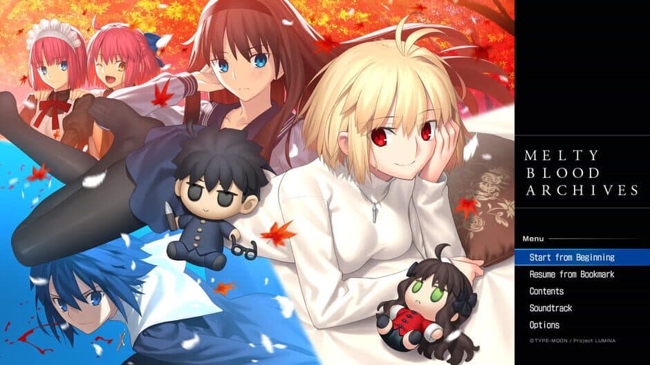 Скриншот 1 из Melty Blood: Type Lumina - Melty Blood Archives