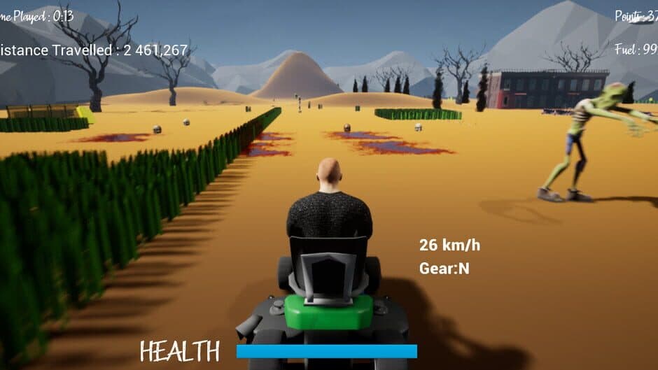 Скриншот 1 из Lawnmower Game: Zombies