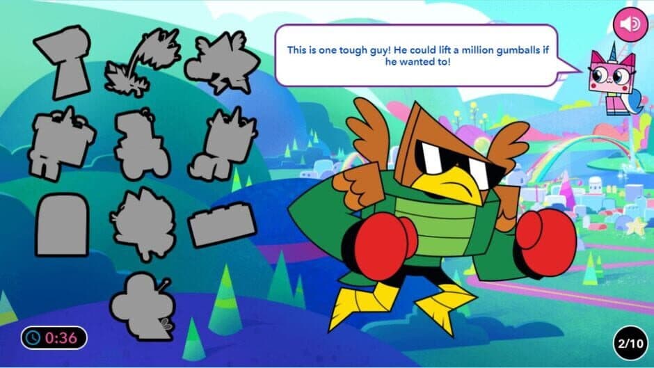 Скриншот 3 из Unikitty! Hyper Quiz
