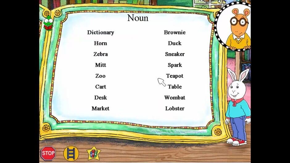 Скриншот 6 из Arthur's Reading Games