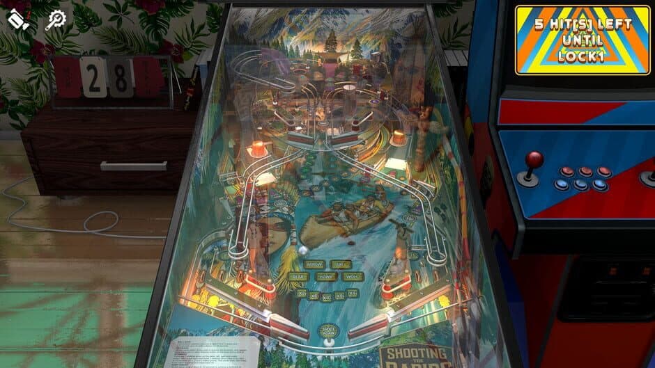 Скриншот 1 из Zaccaria Pinball: Shooting the Rapids Deluxe Pinball Table