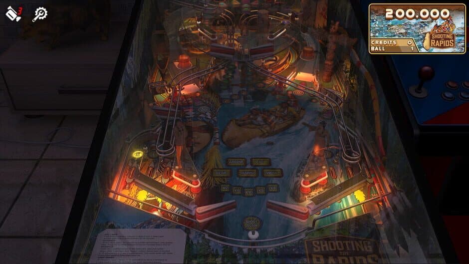 Скриншот 4 из Zaccaria Pinball: Shooting the Rapids Deluxe Pinball Table