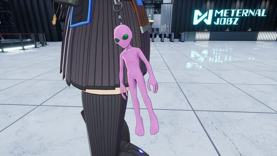 Скриншот 1 из Full Metal Schoolgirl: Accessory - "Pink Grey Alien"