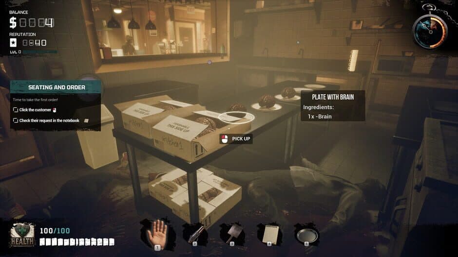 Скриншот 1 из Zombie Diner Simulator