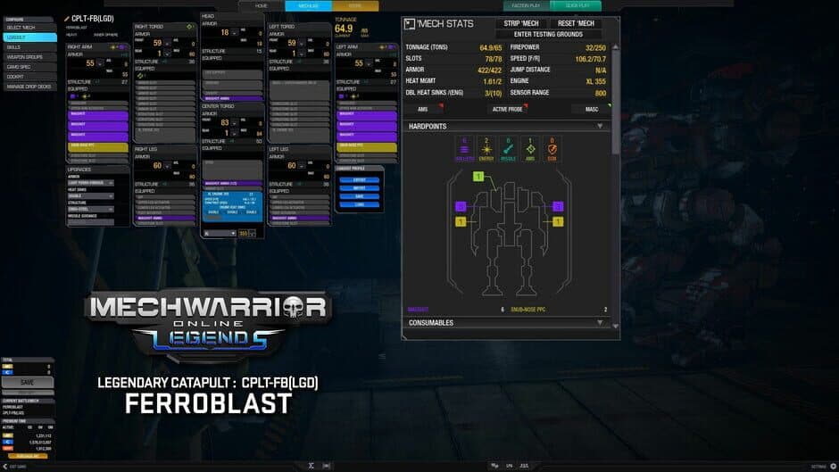Скриншот 4 из MechWarrior Online: Ferroblast Legendary Mech Pack