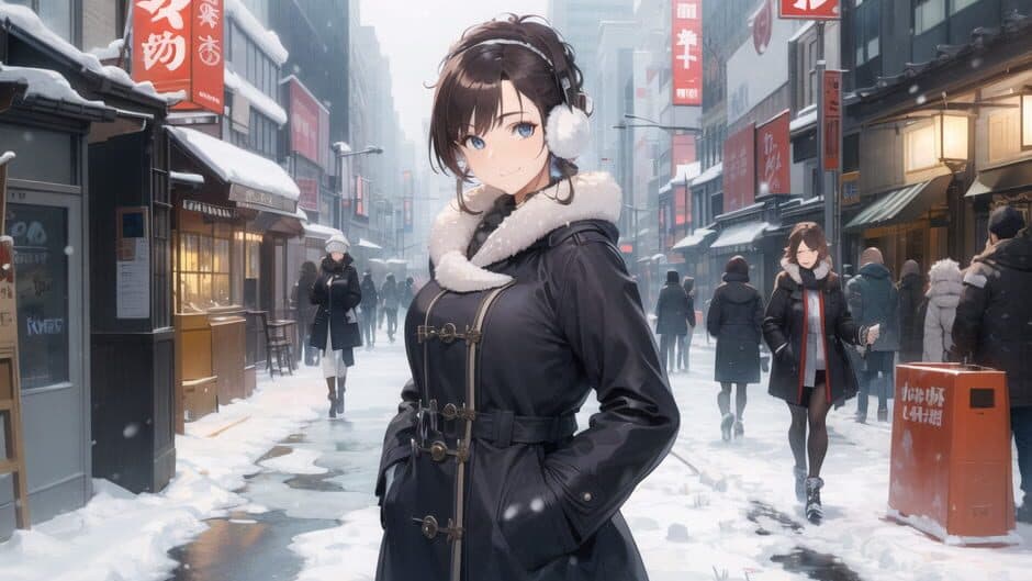 Скриншот 1 из Anime Girls: Tokyo Christmas