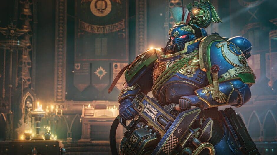 Скриншот 1 из Warhammer 40,000: Space Marine II - Ultramarines Champion Pack